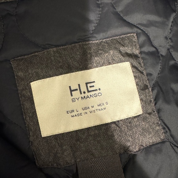 H.E. By Mango Brown Lightweight Jacket - Picture 4 of 5